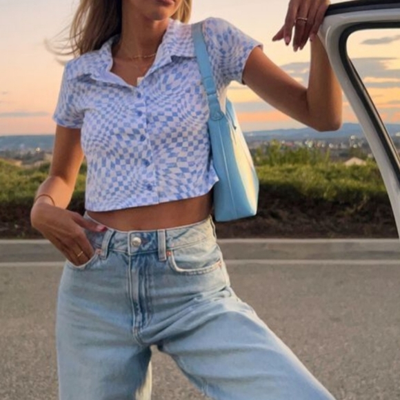 GARAGE Buttoned Polo Tee